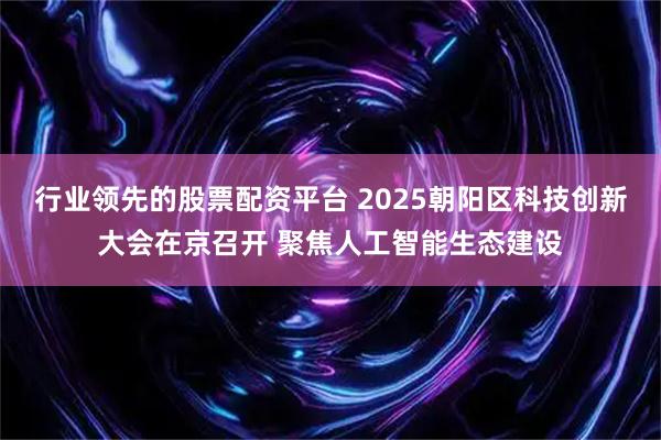 行业领先的股票配资平台 2025朝阳区科技创新大会在京召开 聚焦人工智能生态建设